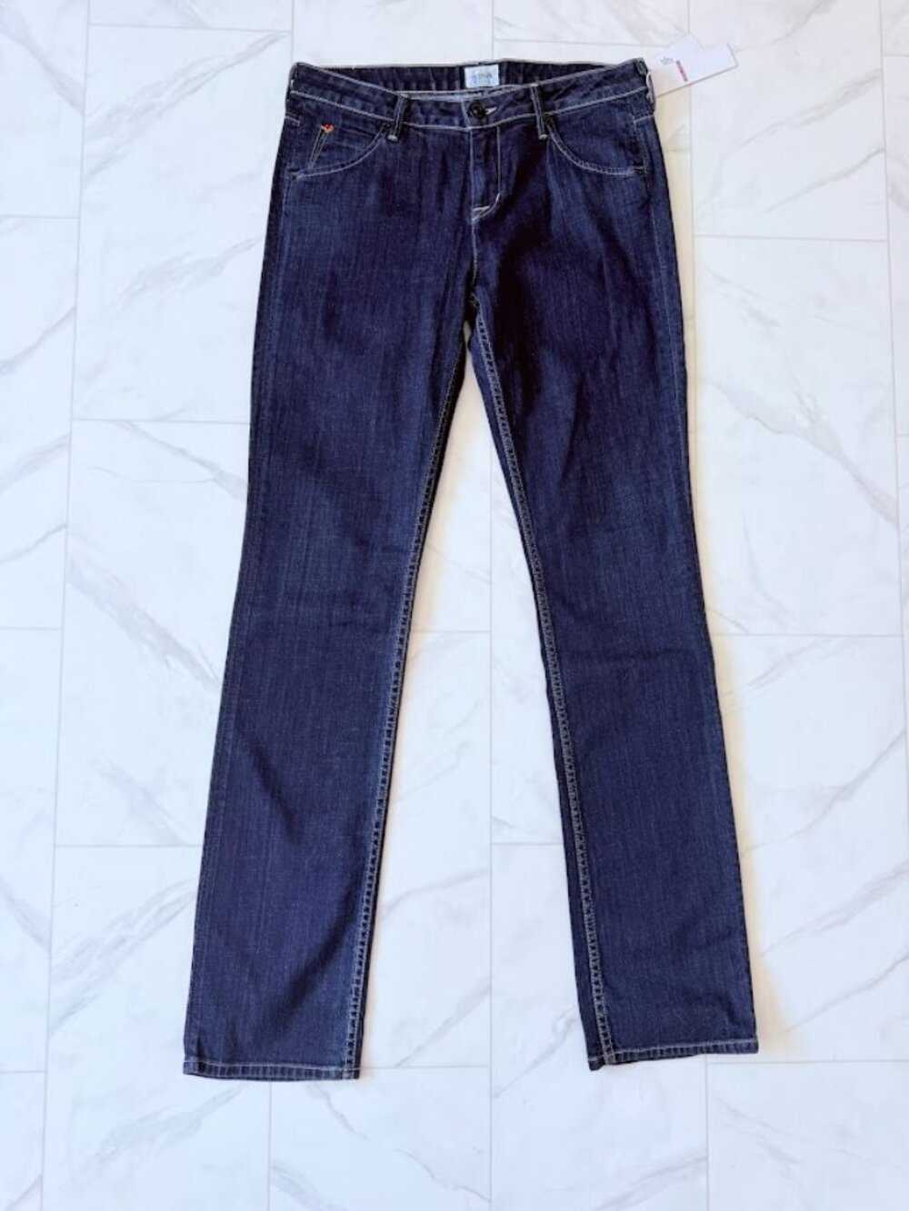 NWT Hudson Jeans Carly Midrise Straight Flap Pocket Jeans Size 29 LFT